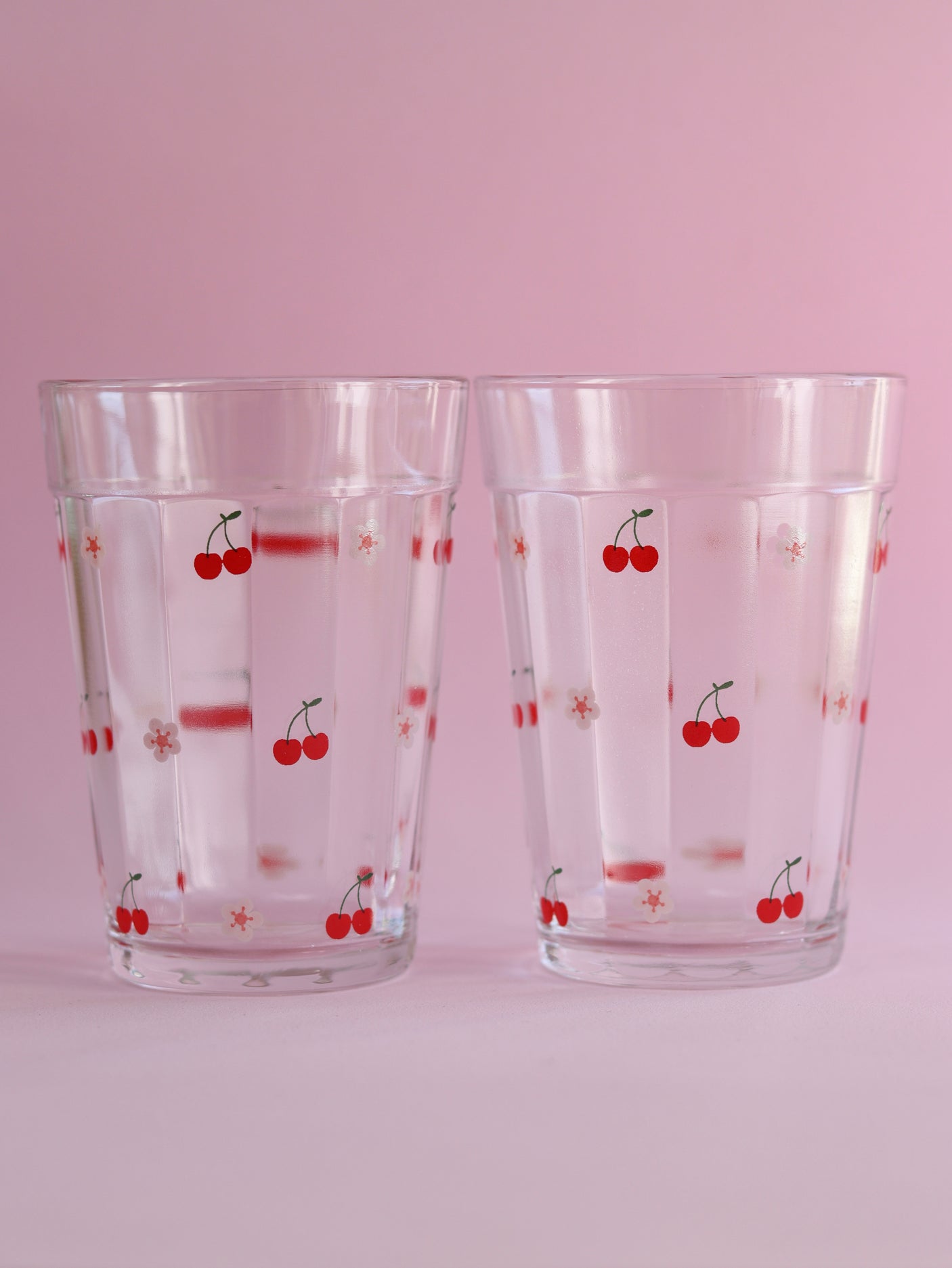  Set 2 Cherry Glasses 190ml