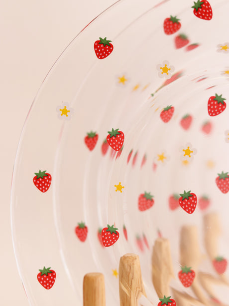 Strawberry Dessert Plate