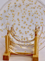 Set 4 Nina Flower Dessert Plates