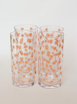 Set 4 Flower Ana Glasses