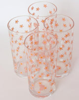 Set 4 Flower Ana Glasses